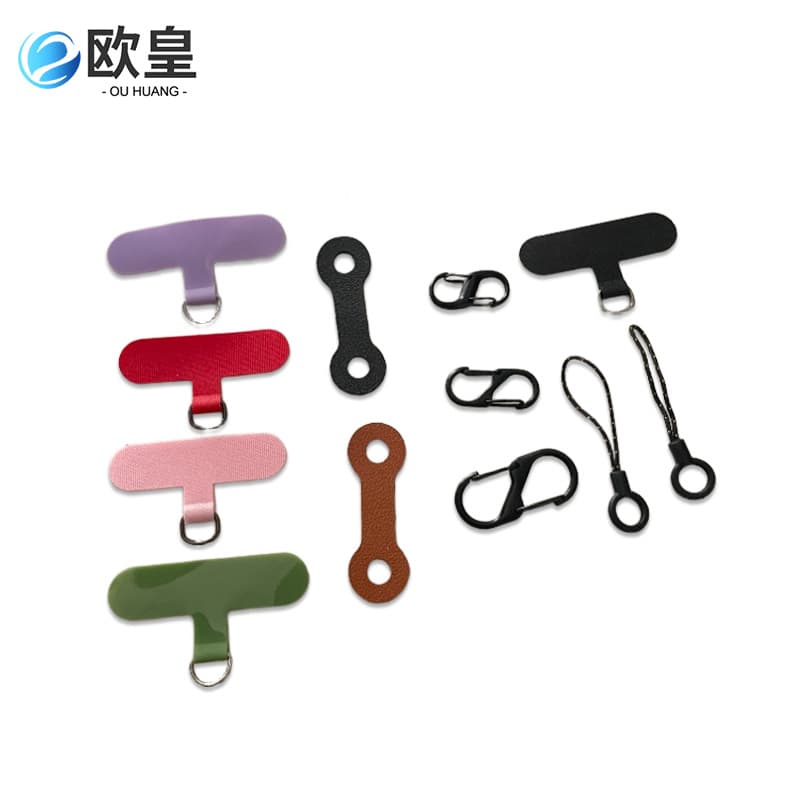 In Stock Phone Lanyard Gasket TPU Soft Rubber Clip Ultra-Thin Back Sticker Universal Shell Sticker 8-Figure Buckle Phone Strap Accessories