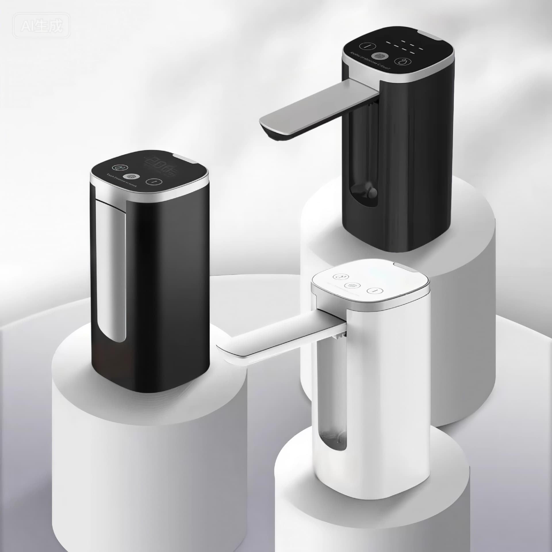 Water Dispenser: Foldable Water Pump, Water Inlet, Household Bottled Water Suction Pump, Bottled Water Picker
