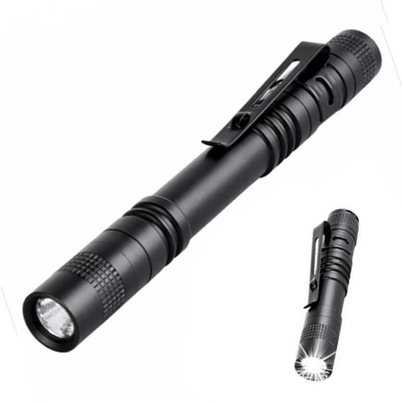 Amazon LED Portable AA Dry Cell Bright Flashlight Mini Pen Light 7th Battery Medical Pen Light