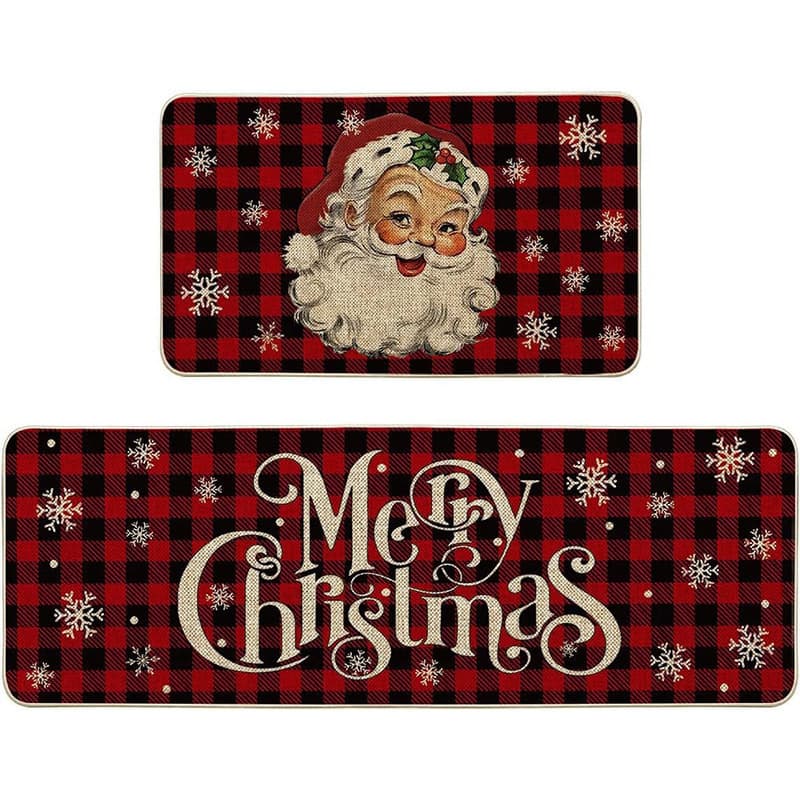 Cross-border Amazon Temu Christmas Doormat, Kitchen Water-Absorbent Non-Slip Foot Mat, Durable Carpet, Entry Door Mat