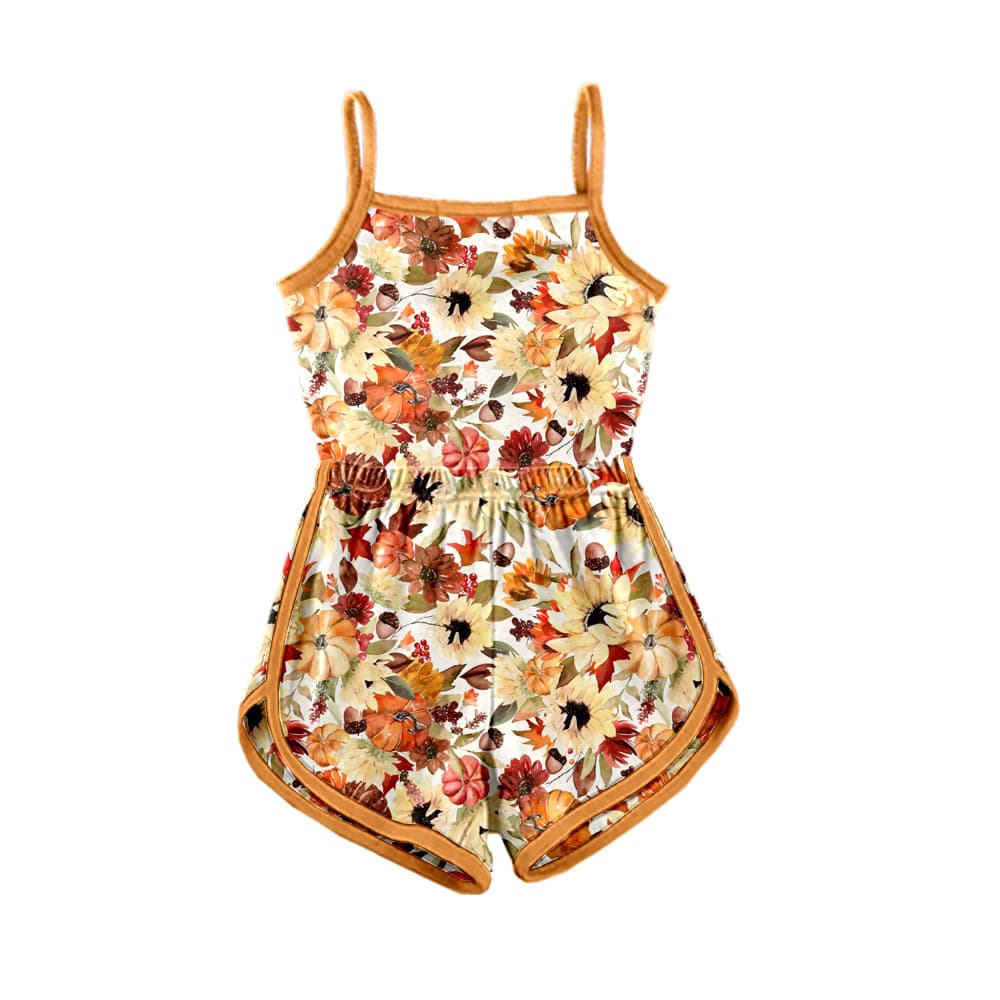 Cross-border wholesale custom summer children's cool and comfortable printed tank top onesie