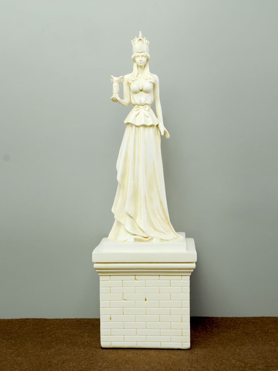Creative Greek Athena Goddess Sculpture Statue Resin Angel Ornament Decoration Craft Desktop Figurine