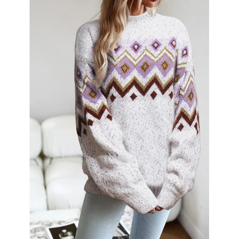 Autumn Winter Women Sweater Ladies Tops Half Turtleneck Knitwear