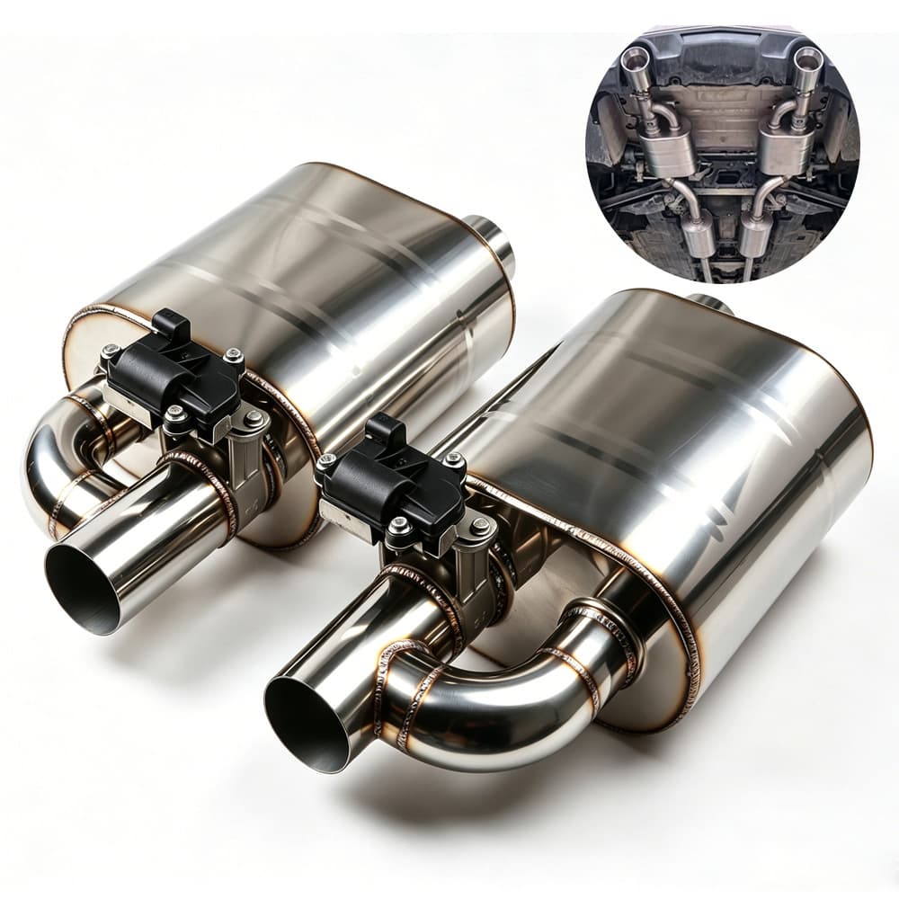 Universal Car Valve Exhaust Muffler, Electric Valve Muffler, Silent Muffler, One-Key Remote Variable Sound