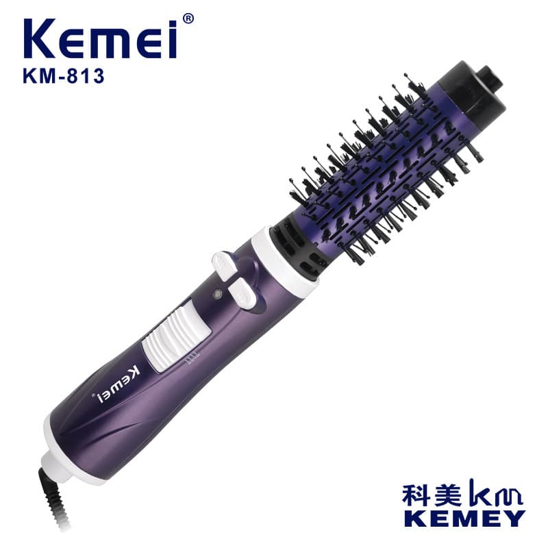 Komei KM-813 Amazon Cross-Border Multifunctional Hot Air Comb Straightener and Curler Hair Dryer