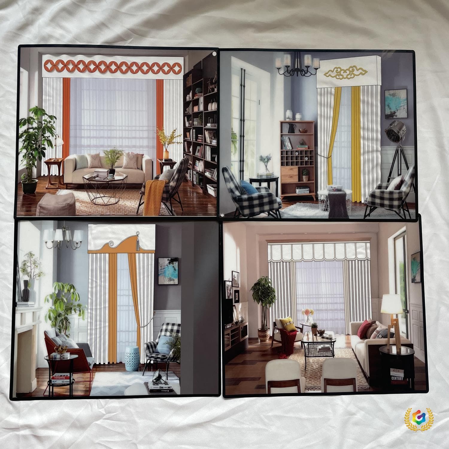 ✅ [Second-generation Curtain Moka] Versatile transparent Moka 3D scene effect templates for display and TikTok orders.