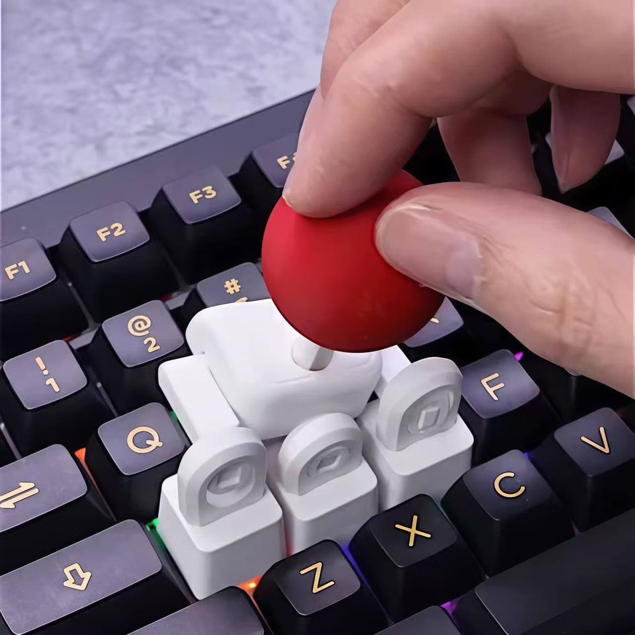 Street Fighter Directional Keycaps - Custom Joystick Keycaps for Mechanical Keyboard DIY Customization (Order)