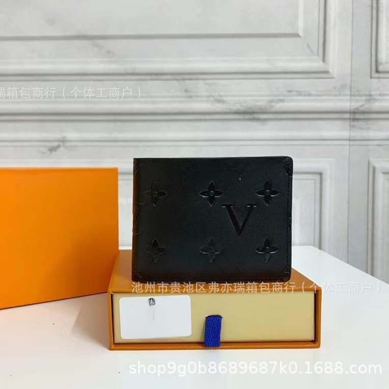 Wholesale Export Source for Cross-Border Trade: European and American Fashion Women's Bifold Wallet, Coin Purse, Printed Card Holder