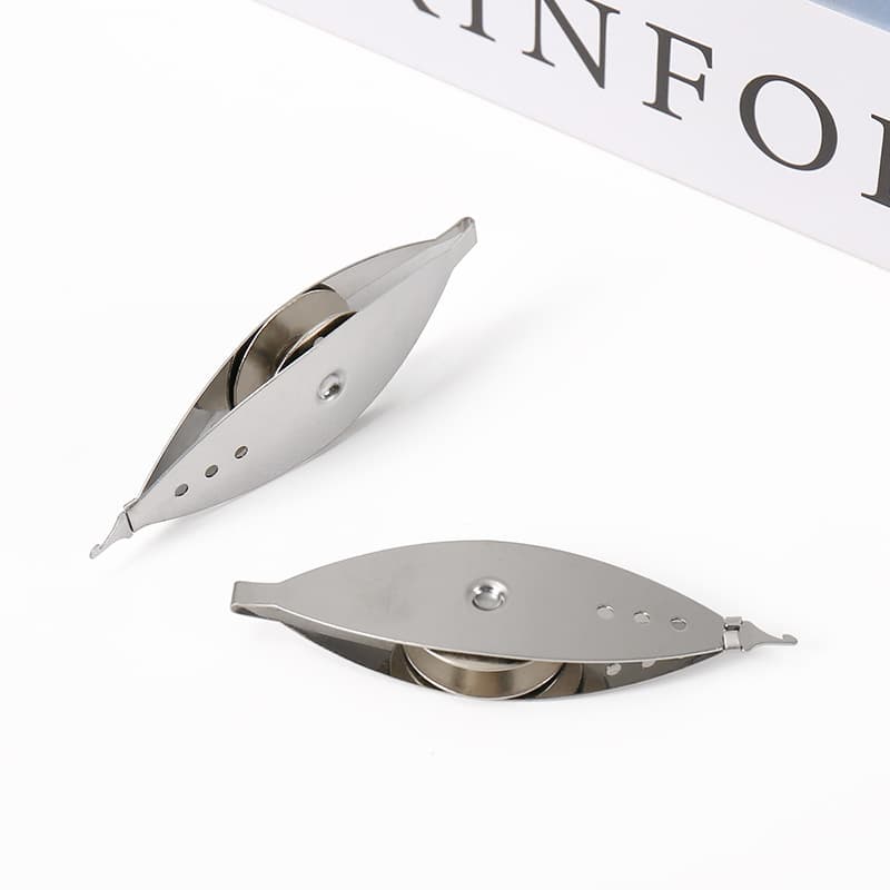 SKC Metal Bobbin Clip for Bobbin Thread, Sewing Accessories Long Bobbin, Hand Shuttle Tatting Tool Eye Shuttle