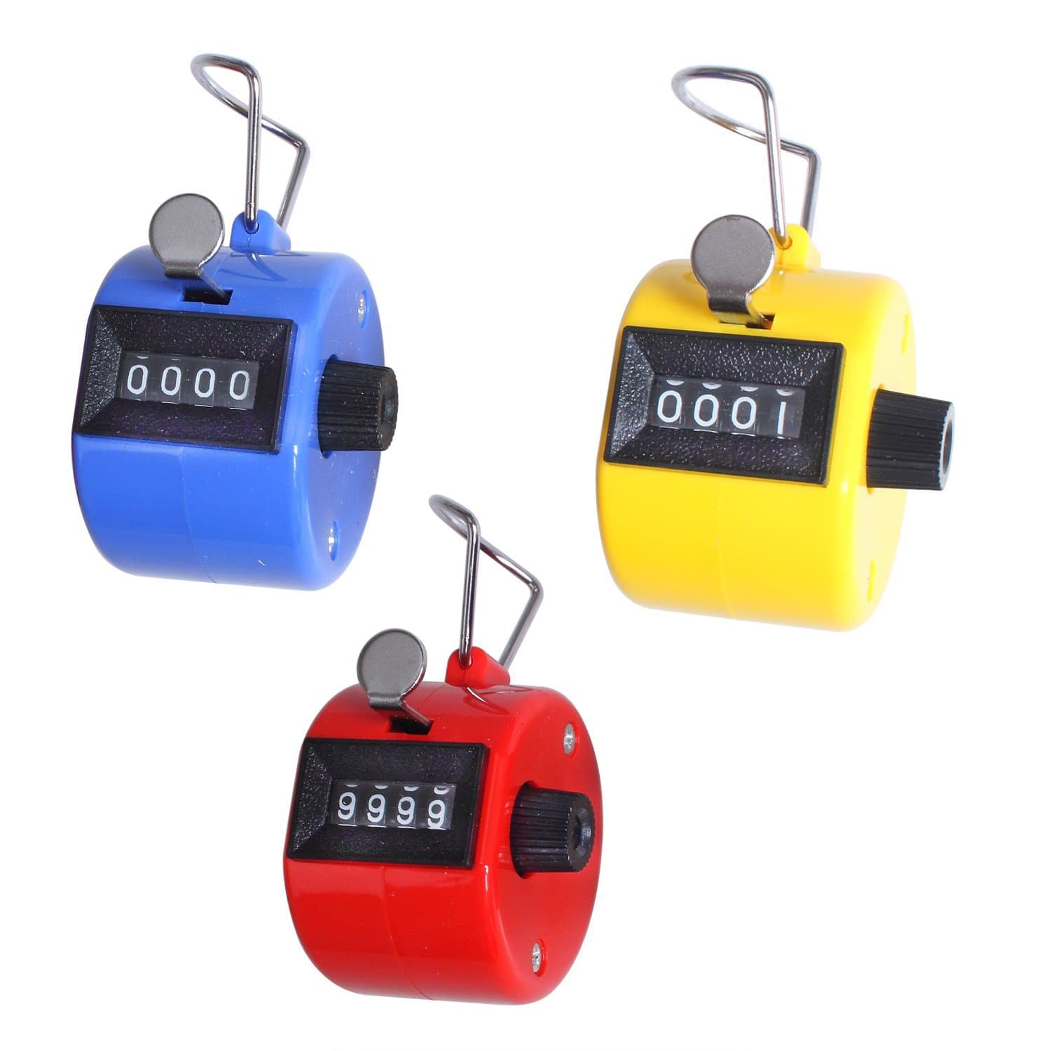 Chuda battery-free mechanical counter with smooth skip counting, press-to-count finger counter.