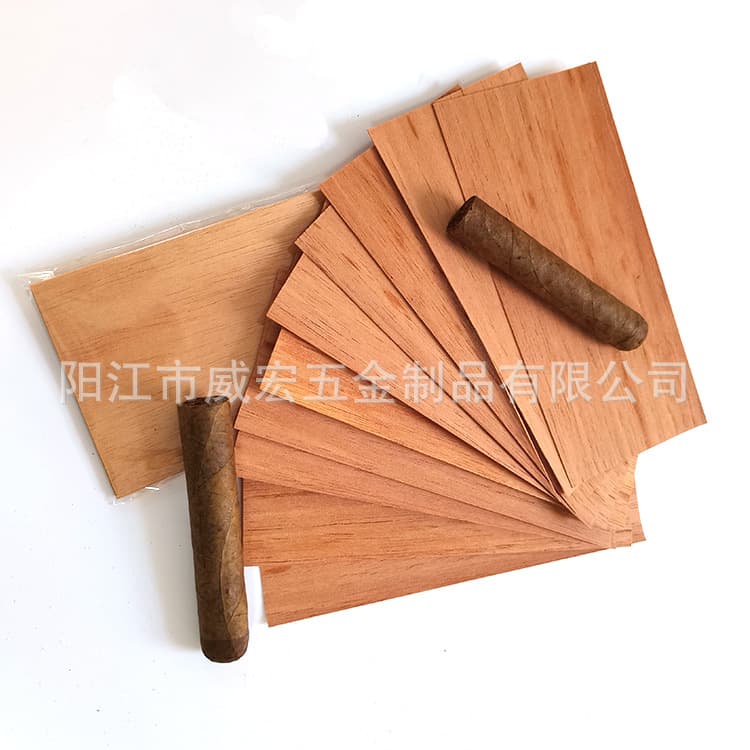 10-Piece Set Spruce Wood Bark Wooden Pieces 190*90mm Thickness 0.5mm Humidifier for Cigar Box Aromatic Enhancer