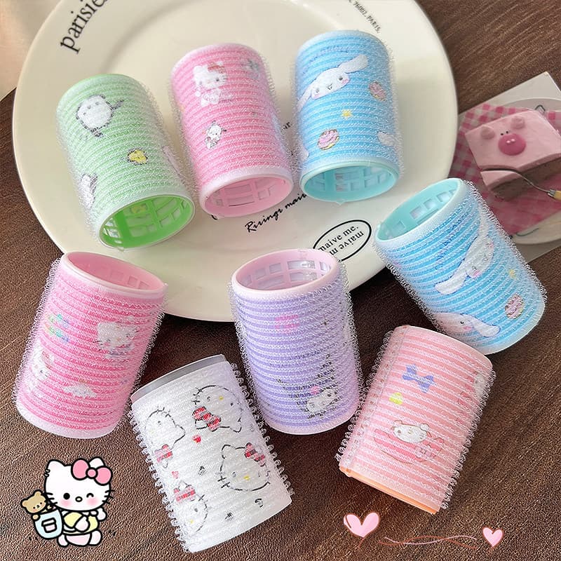 Bulk Cartoon Hair Rollers Hollow Curlers Air Volume Curling Tool Magic Frizz Fluffy Hair Rollers