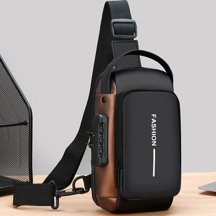 Cross-border Hot-selling Men's Bag Multifunctional Motorcycle Bag Chest Bag Crossbody Bag Waterproof Wear-resistant Multifunctional Gift Factory Direct Sales