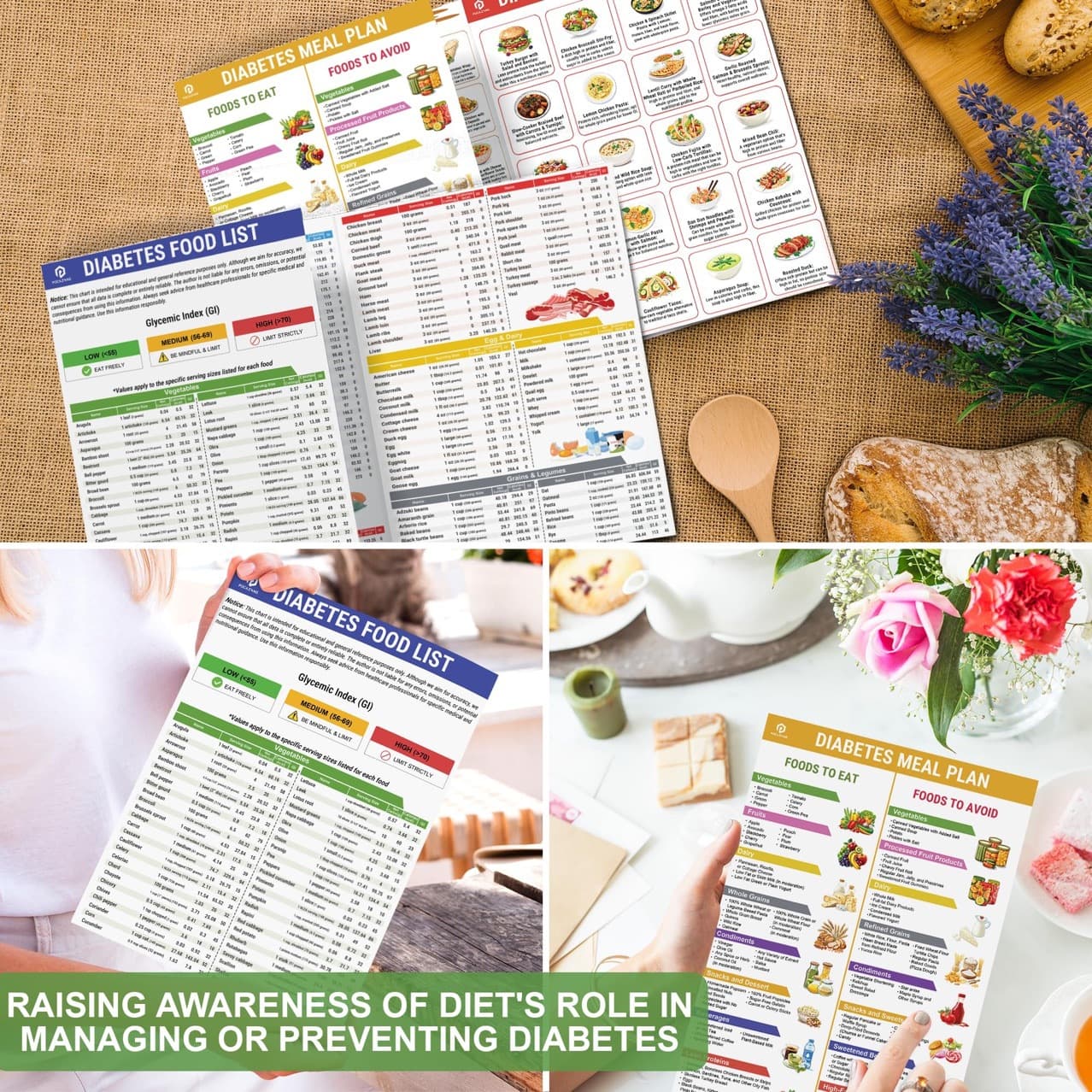 Diet Plan for Diabetic Patients | High Blood Sugar Food List | Blood Sugar & Lipid Index | Calorie Nutrition Chart