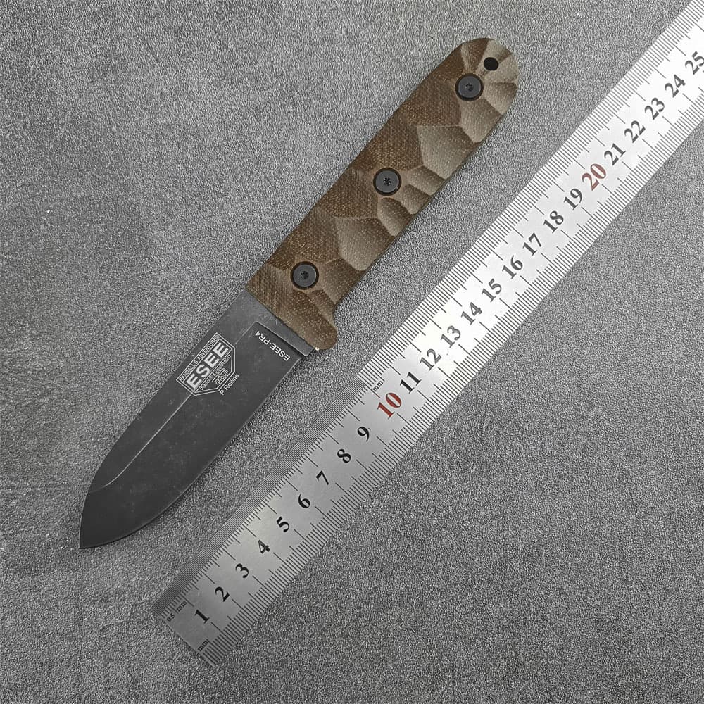 ESEE Ant PR4 Outdoor Small Fixed Blade Knife Camping Climbing Knife Survival Knife Camping Hiking Portable Small Fixed Blade Knife