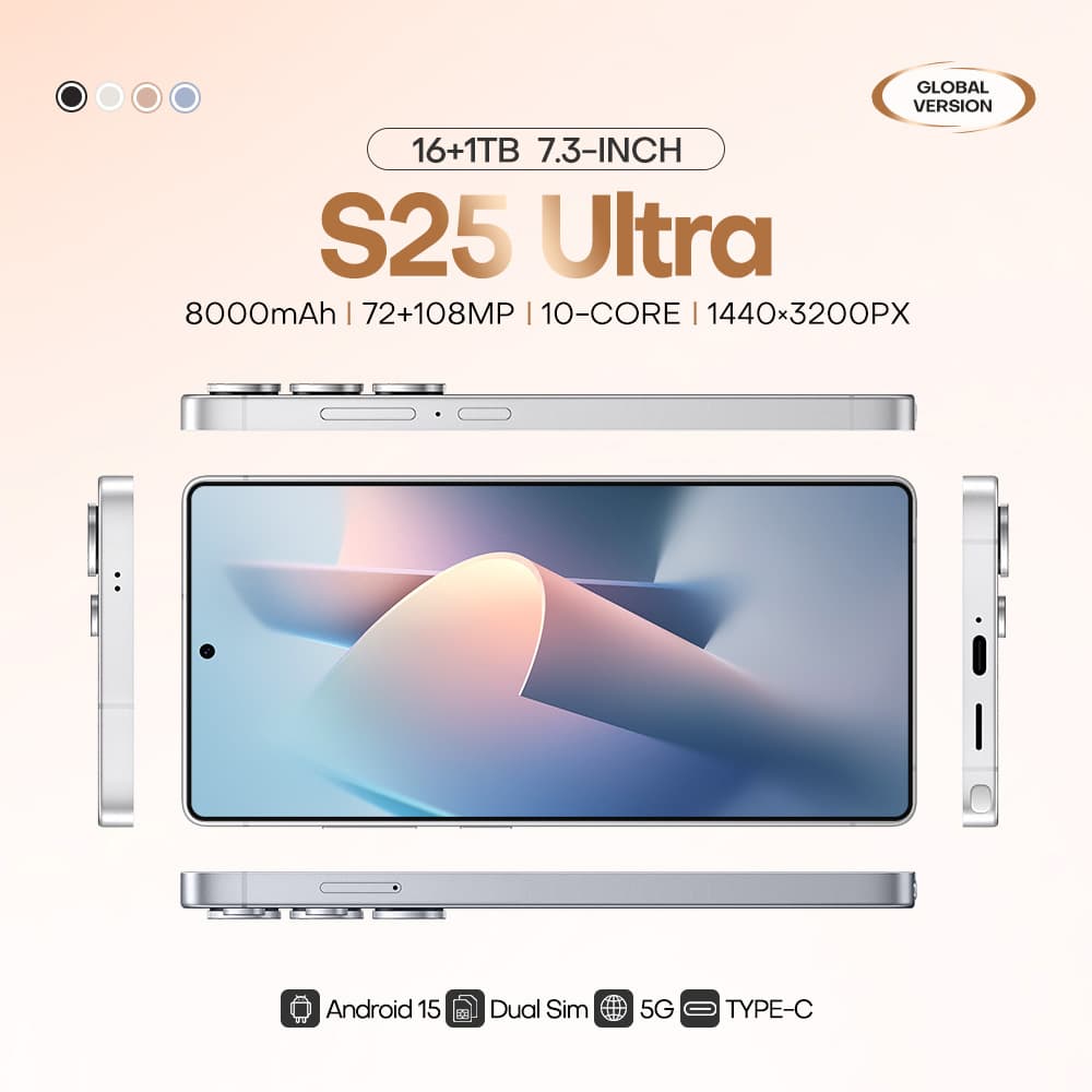 S25Ultra cross-border mobile phone 4+64 spot original rubber cover 6.75 inch smartphone Android foreign trade agency