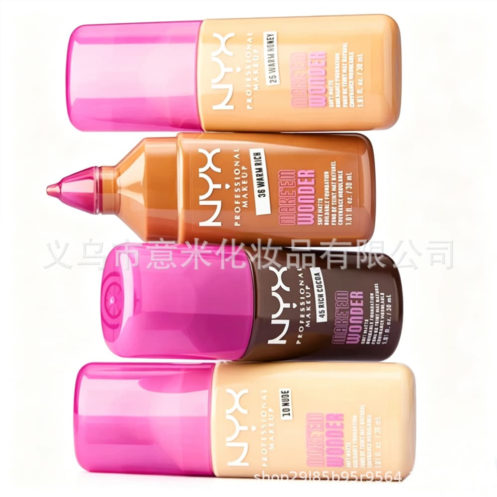 Cross-border exclusive NYX WONDER Skin Care Soft Focus Oily Skin Matte Foundation Oil Control Soft Matte Lightweight Long-lasting Waterproof
