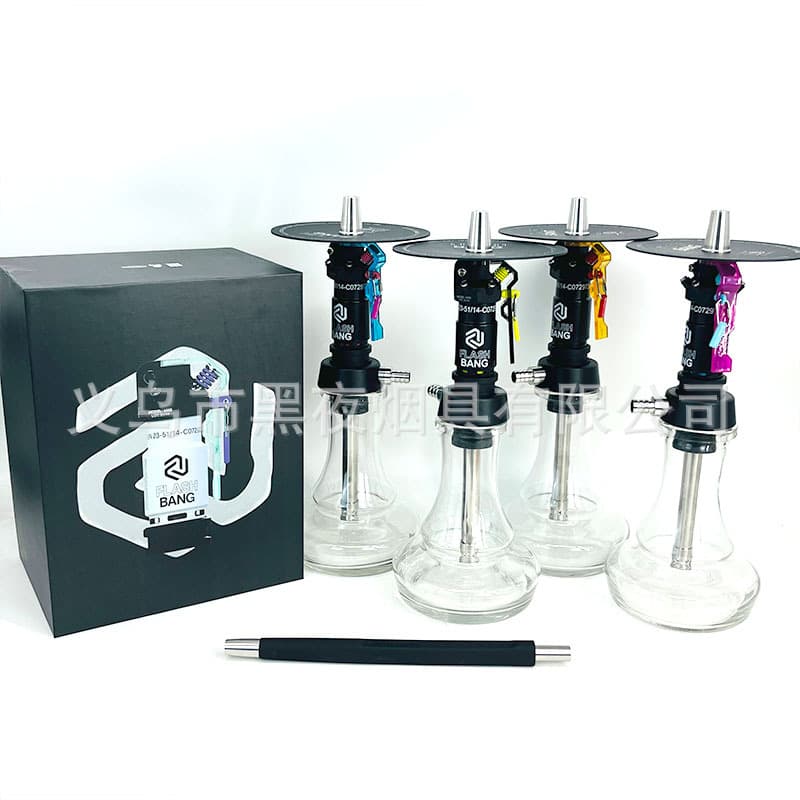 Hookah German Stainless Steel Single Tube Amotion Flash Bang