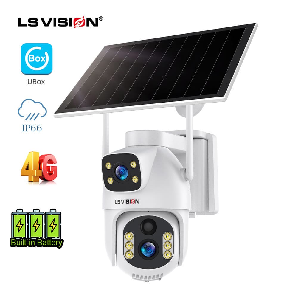 Ubox 4G SIM Solar Outdoor Camera Cross-Border and E-commerce Exclusive Private Model LS VISION