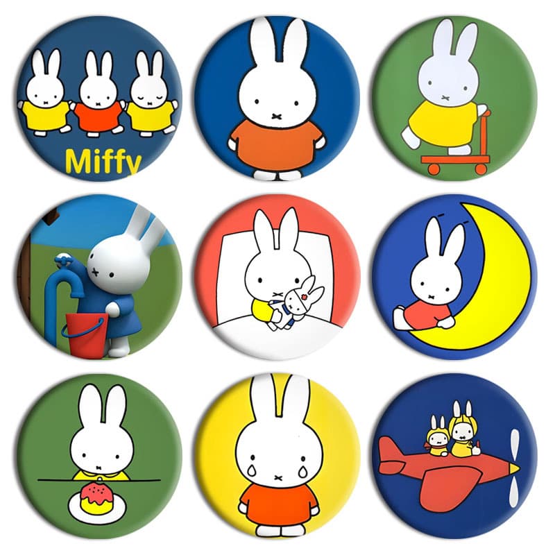 Miffy Cartoon Cute Badge