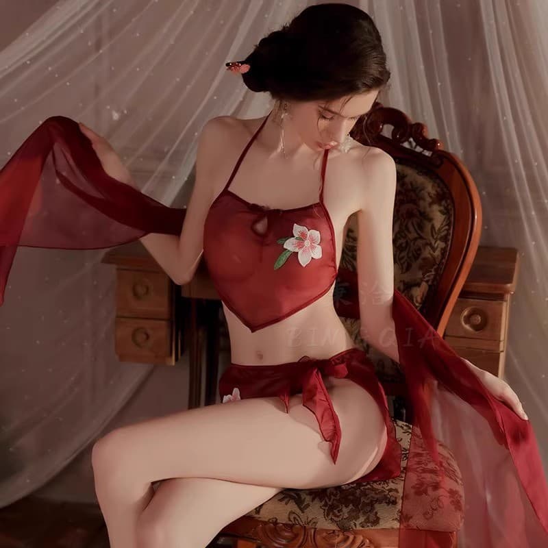 Sexy Lingerie 2025 Uniform, Abstinent Style, Passionate Ancient See-Through Uniform, Bed Lingerie, Seductive Hot Uniform