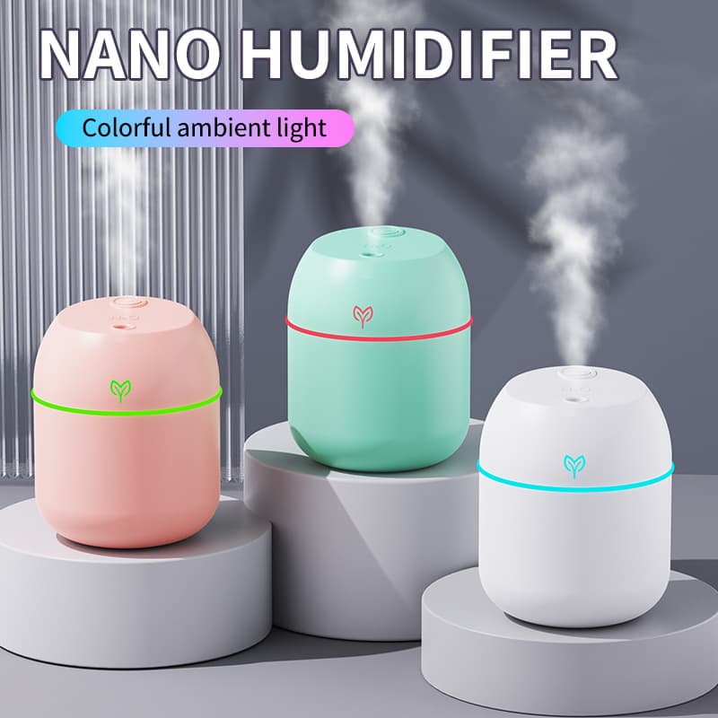 Mini High Mist USB Air Humidifier, Home Small Desktop Humidifier Smart Car New Aromatherapy Machine