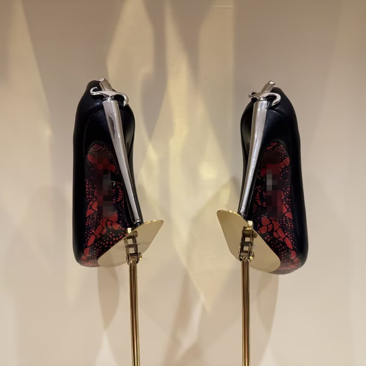 New Custom Pointed Toe Genuine Leather Metal Heel Fashion Shoes Trendy Stiletto Heels for Women