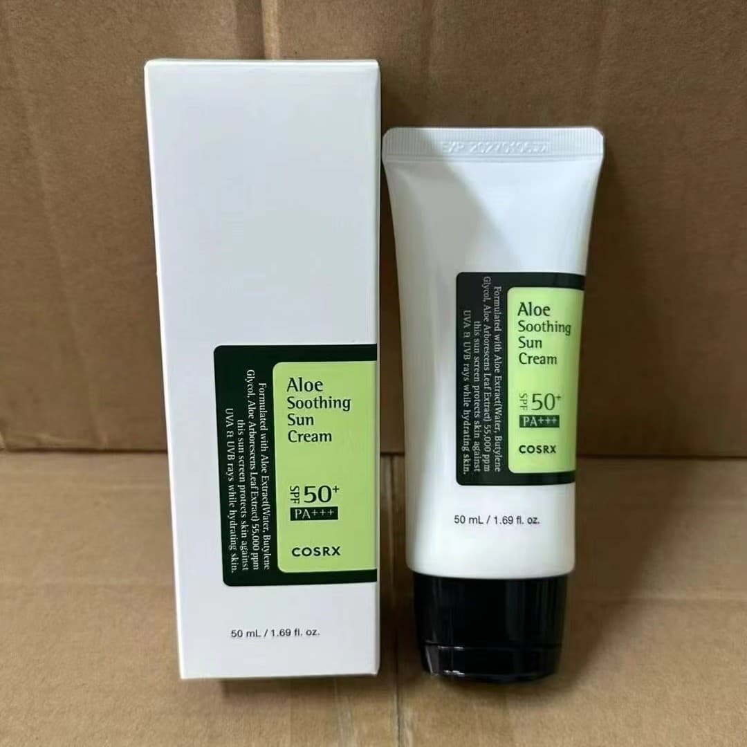 Cross-Border Hit Product Cosrx Aloe Vera Hydrating and Soothing Snail Sunscreen Cream 50ml