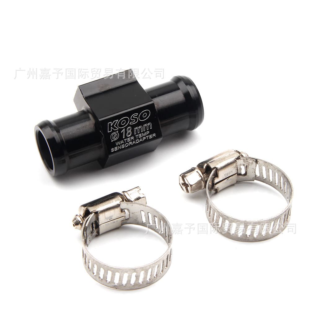 16/18/22mm universal KOSO three-way water temperature meter induction joint adapter interface aluminum alloy motorcycle meter