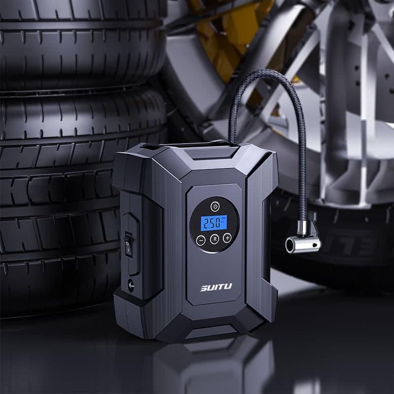Car Inflator Digital Display Portable Mini Air Pump Handheld Off-Road Tire Inflator
