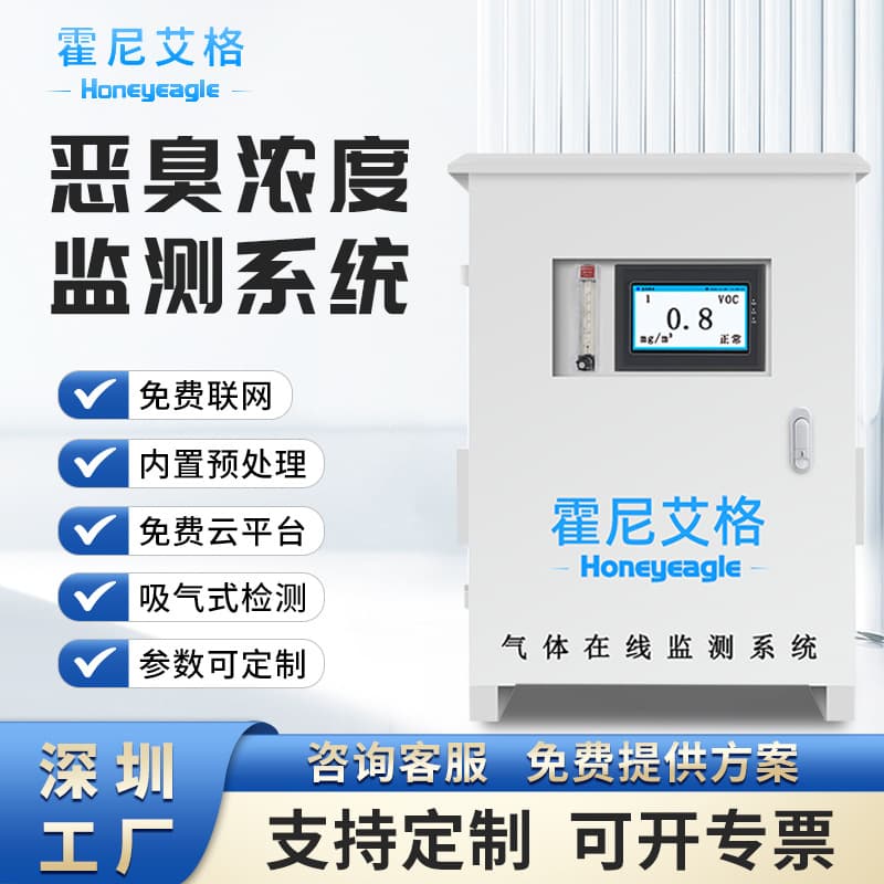 Garbage Transfer Station Odor Gas Detector - Online Malodor Monitoring System with Electronic Nose for Intelligent O3 Detection