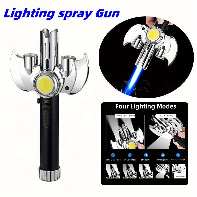 2025 new cross-border drop shipping multi-purpose high-power flamethrower large flame torch.