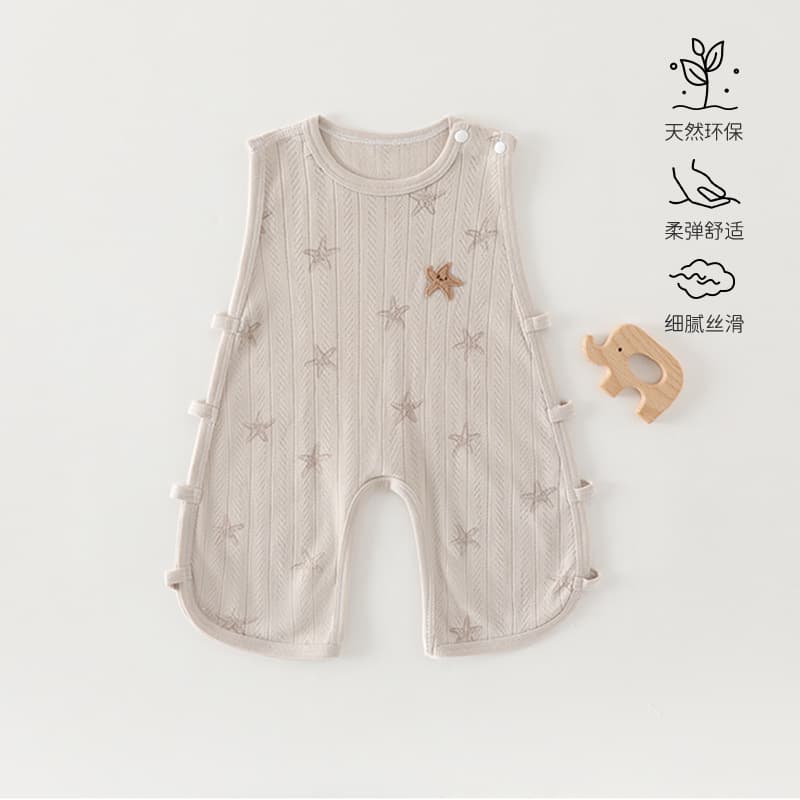 Anyang Baby and Children's Clothing, Summer Lightweight Breathable Sleeveless Pipa-Style Clothing, Unisex Baby Pajamas, Air-Conditioning Clothing