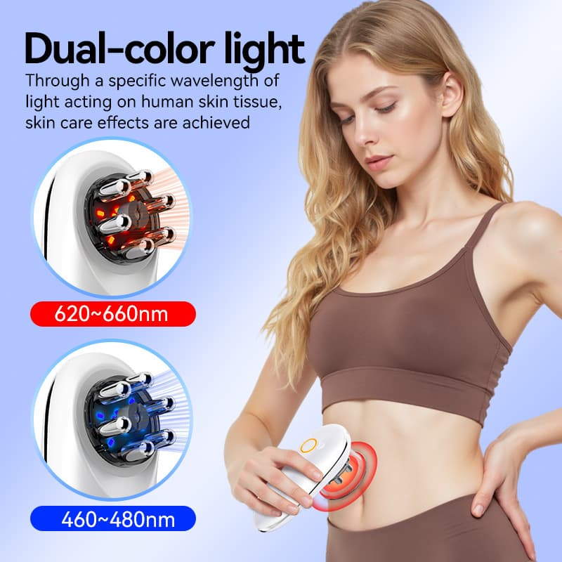Cross-Border Home Handheld Health Fat Shaking Vacuum Microcurrent Electric Pulse Fat Reduction Massager, Intelligent Shaping Body Beauty Device