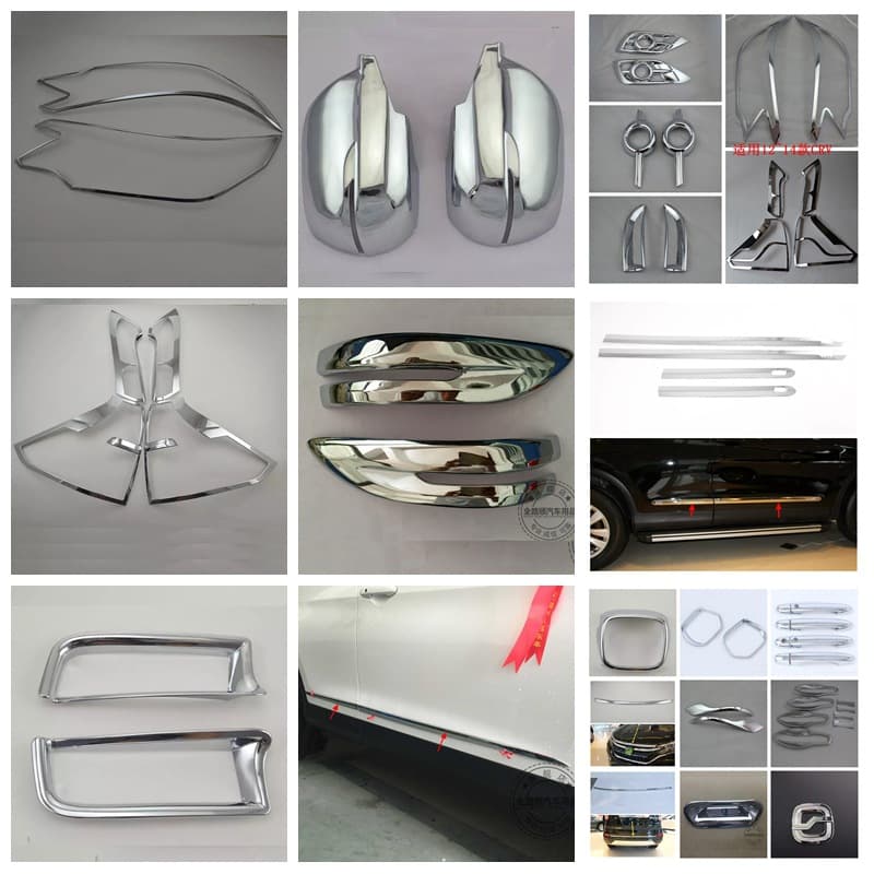 12CRV exterior modification suitable for Honda 15CRV handle door wrist door side bar rear mirror front and rear headlight shade