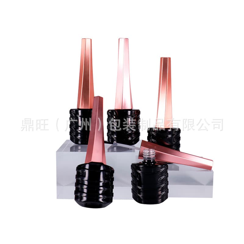 Supply 12ml Gel Polish Empty Bottle, Light-Blocking Gel Polish Empty Refill Bottle, Customizable Color and Logo