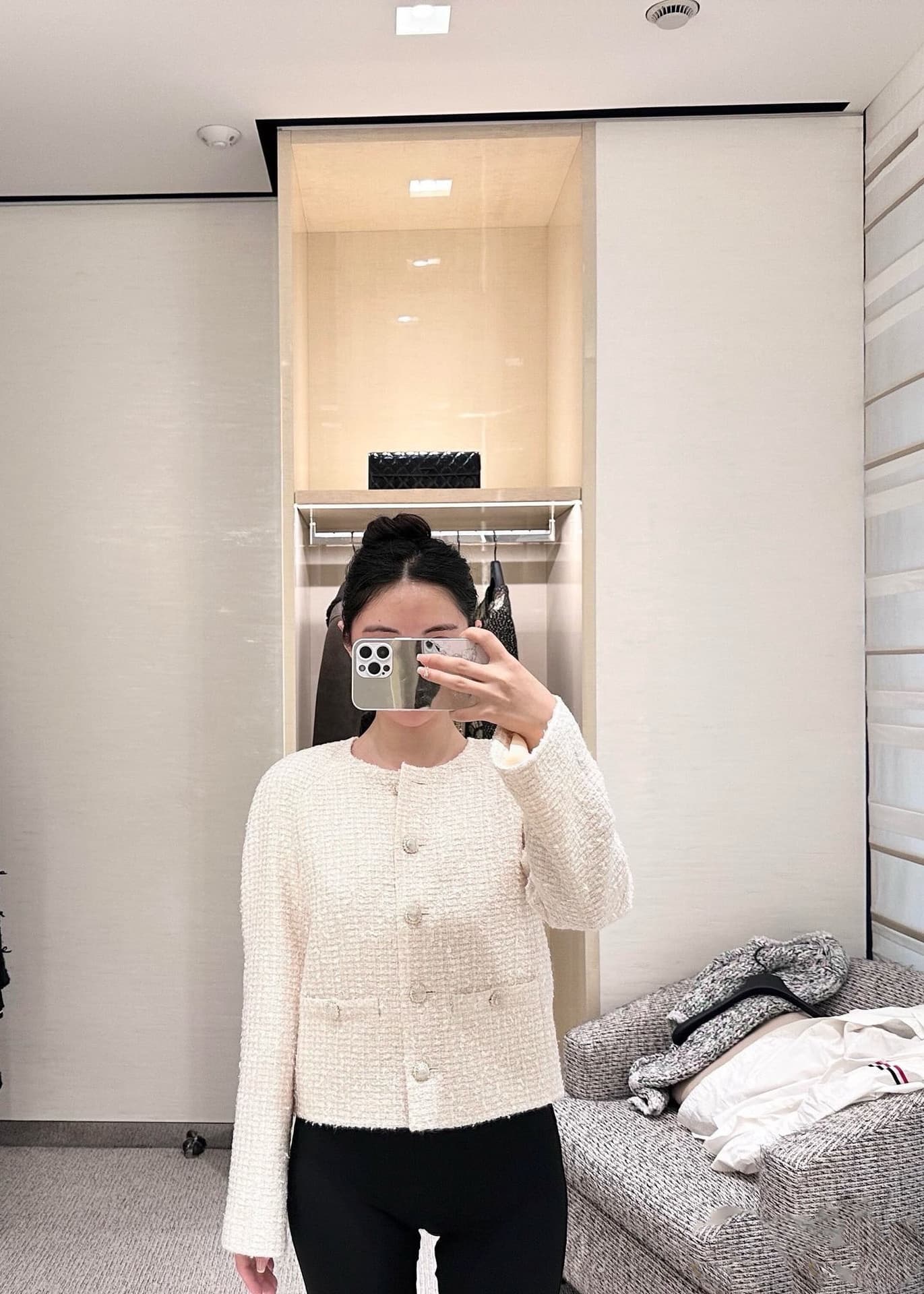 2026 Summer New CH Nanyou Factory Socialite Xiaoxiang Style Round Neck Short Jacket + A-Line Skirt Suit