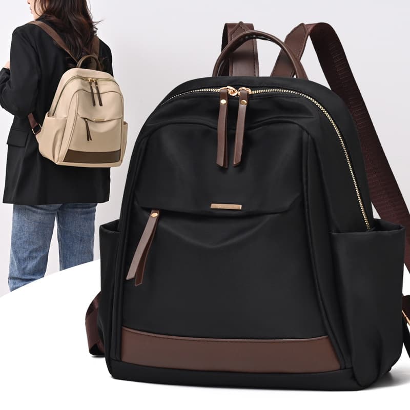 Trendy Nylon Backpack, Versatile Cross-Border Travel Bag, Casual Women's Bag, 2025 New Style, Wholesale
