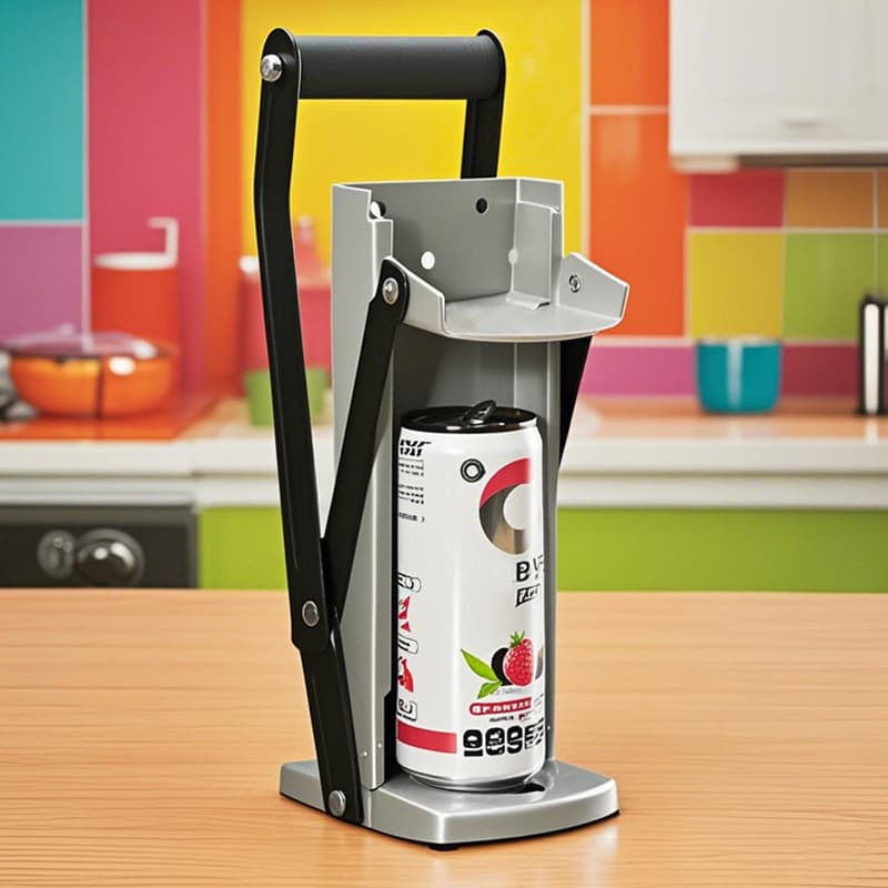 Wall-Mounted Hand-Pull Can Crusher for Aluminum Cans, Soda Can Compactor, Kitchen Hand-Pull Style
