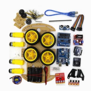 4WD Smart Car Kit DIY 2WD Smart Car DIY Kit Line Tracking Bluetooth Car