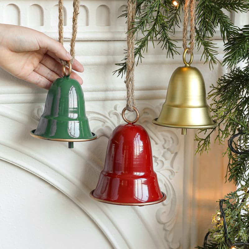 Cross-border Christmas Bell Decorations, Iron Art Atmosphere, Large Ornaments, Christmas Tree Creative Pendants, In Stock