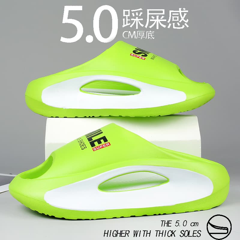 2025 Summer Couple Sandals New Thick Sole Cloud-like Comfort Slide EVA Unisex Sports Fashion Flip Flops