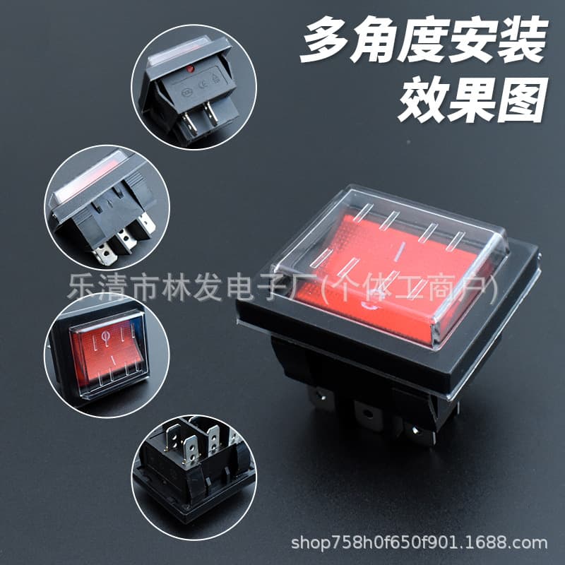 KCD1/KCD3/KCD4/KCD5/KCD9/KCD11 Square/Round Transparent Waterproof Cap Eco-Friendly Clear Cover