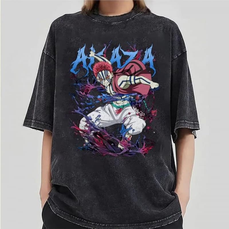 Cross-border Cotton TVintage Inouke Anime Characters T-Shirt Japanese Anim