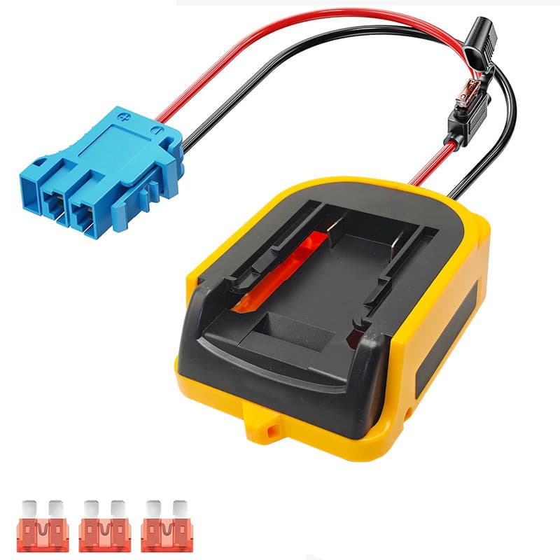 DeWalt adapter adapts to 18V/20V lithium battery for children's riding toy car wiring harness connector