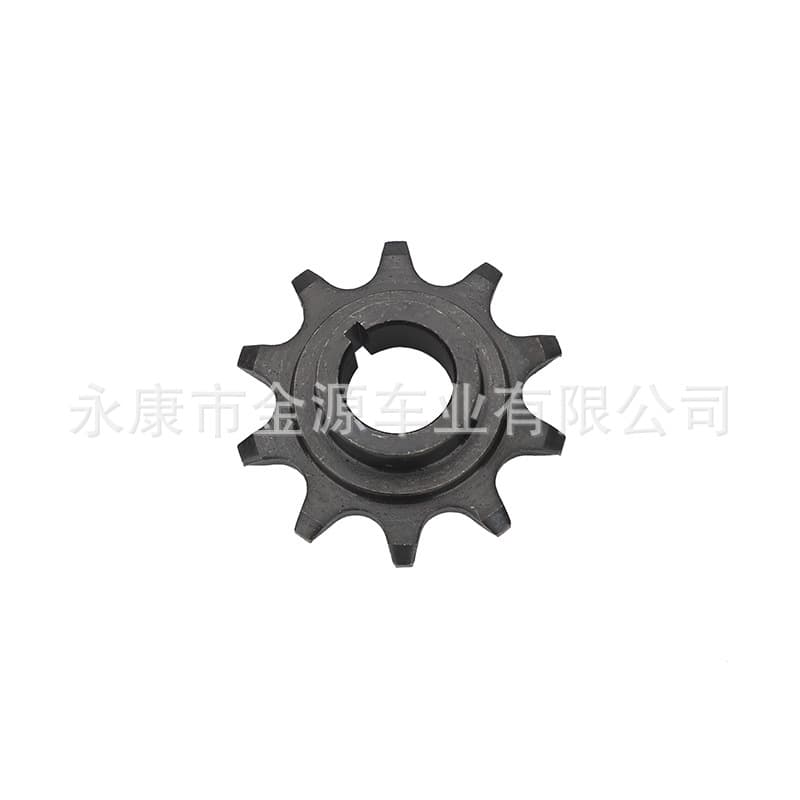 10-tooth sprocket gear is suitable for two-stroke 50cc, 60cc, and 80cc bicycle engine parts.