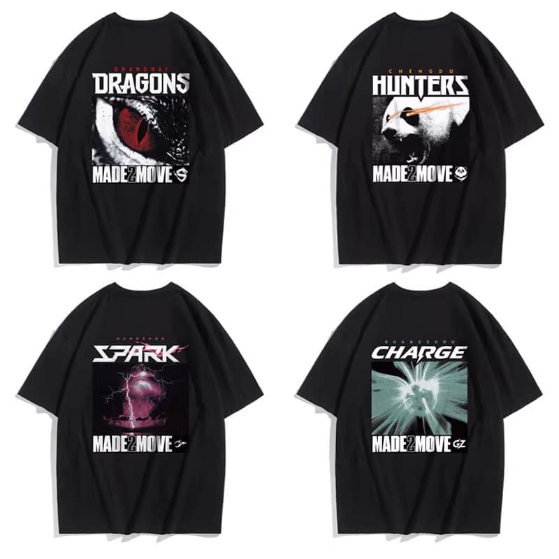 Guangzhou Yiyide Garment Factory Chengdu Hunters Shanghai Dragons Short Sleeve OWL Pioneer