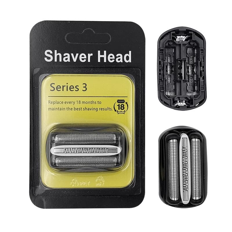 Compatible with Braun Series 3 electric shaver heads 32B 3000S 3010S 3020S 350cc foil cover