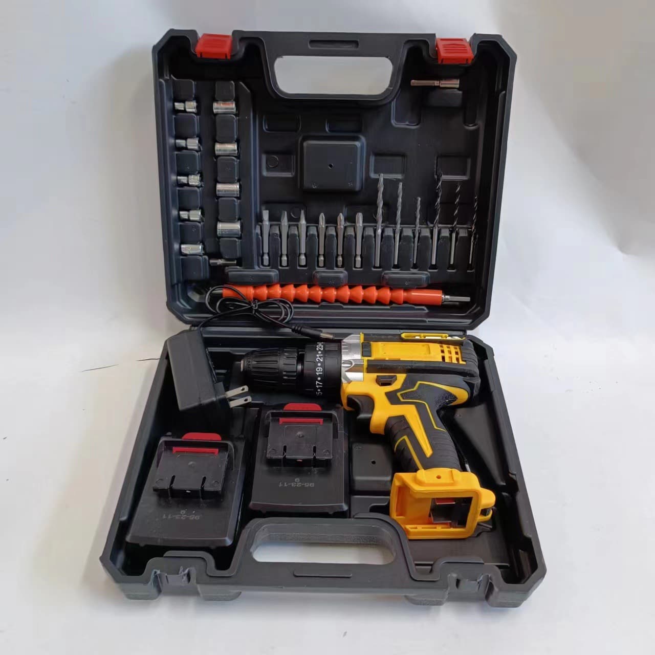 DW 21V Lithium-Ion Cordless Drill 3-in-1 Impact Drill, 2-Speed Screwdriver, Multi-Function Electric Screwdriver for Home Use