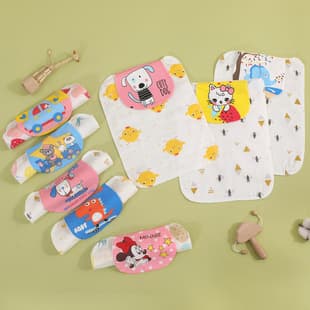 Baby Sweat Absorbing Towel, Infant Sweat Towel, Children's Sweat Towel, Kindergarten Back Pad Towel for Ages 2-4, Soft